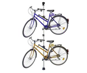 Relaxdays Porta biciclette telescopico per 2