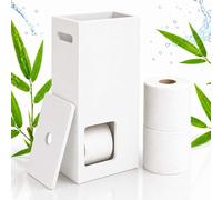 Relaxdays Porta carta igienica, 8 rotoli