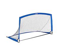 Porta calcio giardino porticina custodia trasporto allenamento 115x195x115 cm