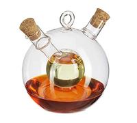 Set porta olio e aceto Bottiglia doppia Dispenser per condimenti 375 ml Vetro