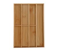 Relaxdays Porta posate in bambù a 7 scomparti