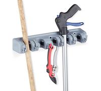 Porta scope & utensili Ganci da muro 340 g Supporto per scope 6 ganci Universale