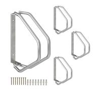 Portabici Supporto Biciclette Parete Parcheggio Bici Girevoli 180° Acciaio Set