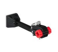 Relaxdays Portabici da muro nero e rosso