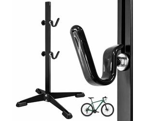 Relaxdays Portabici regolabile con ganci