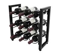 Relaxdays Portabottiglie da 9 bottiglie