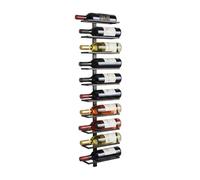 Relaxdays Portabottiglie da parete 10 bott.