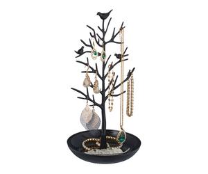 Relaxdays Portagioie a forma d'albero in metallo