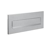 Relaxdays - Portalettere in acciaio INOX C4, 310 x 80, 310 x 135 cm