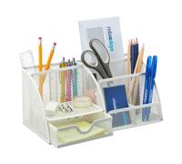 Relaxdays Portaoggetti da scrivania desk organizer