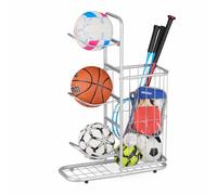 Relaxdays Scaffale porta palloni e racchette