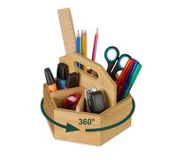 Relaxdays Portapenne girevole da scrivania