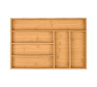 Relaxdays Portaposate a 6 scomparti in bambù