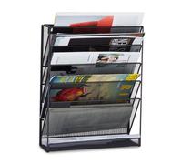 Relaxdays Portariviste e portagiornali da parete