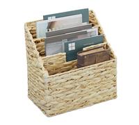 Porta Riviste Giornali Portariviste Terra Giacinto Acqua Intrecciato 34x34x20 cm