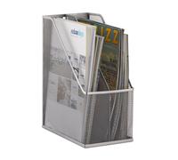 (TG. A4-C4) Relaxdays Portariviste Scrivania, 2 Scomparti, Raccoglitore Document