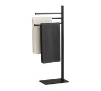 Piantana 3 Aste Mobili Porta Asciugamani Bagno Portasciugamani 83x33,5x14 cm