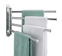 Relaxdays Portasciugamani da parete inox