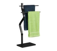 Relaxdays Portasciugamani da terra a 2 aste