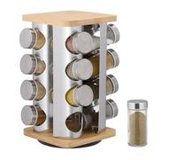 Organizer Portaspezie Vasetti Spargispezie 16 Barattoli Spice Rack 28x20x20 cm