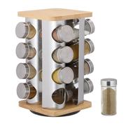 Organizer Portaspezie Vasetti Spargispezie 16 Barattoli Spice Rack 28x20x20 cm
