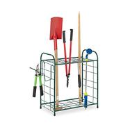 Relaxdays Portautensili da Giardino, Organizer per Vanghe, Rastrelli & Scope, da