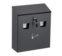 Posacenere da muro Porta cenere murale Contenitore mozziconi 1,9 kg chiudibile