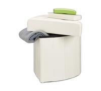 Relaxdays Pouf ad angolo con contenitore