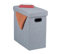 Pouf contenitore per sedersi Cubo portaoggetti Poggiapiedi design 150 kg