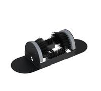 Relaxdays Pulisci scarpe con spazzole su 3 lati