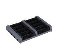 Tappetino Ingresso Spazzole Pulisci Scarpe Raschietto Pulizia Suola Lustrascarpe