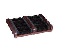 Relaxdays Raschietto pulisci scarpe in legno