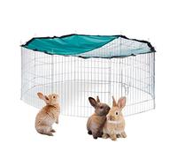 Recinto per animali di piccola taglia 55 cm Argento Recinto per conigli 4 kg