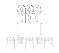 Relaxdays Recinzione per aiuole in set da 6 parti