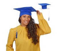 Relaxdays Relaxdays Cappello Laurea Relaxdays Cappello Laurea, Tocco in Taglia Unica per Laureandi, Maturità, Diploma, Promozione, Gadget Carnevale, Giallo Relaxdays (Pacco da 1)