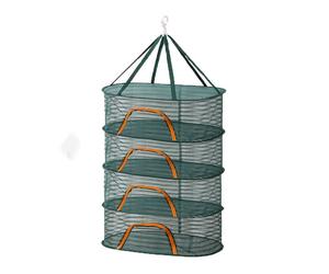 Relaxdays Rete asciugatrice ovale pieghevole