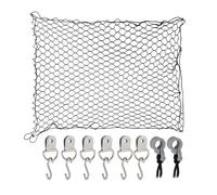 Rete bagagliaio auto cani divisore elastico portabagagli portapacchi 100x100 cm