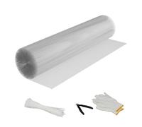 Relaxdays Rete Metallica per Recinzione Pollaio, Recinto Orto in Giardino, 100 cm x 10 m, Maglia Zincata 6,3 x 6,3 mm, Acciaio, Argento