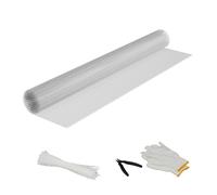 Relaxdays Rete Metallica per Recinzione Pollaio, Recinto Orto in Giardino, 2,1 x 1,1 m, Maglia Zincata 6,3 x 6,3 mm, 100% Acciaio, Argento, 2,1 m x 1,1 m