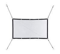 Relaxdays Rete Portaoggetti Automobile, Divisorio per Cani 65 x 115 cm Bagagliaio, Universale, con Corde Elastiche, Nero, Gomma, 65 x 115 x 0.5 cm
