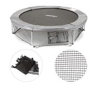 Relaxdays Rete Protettiva per la Parte Inferiore del Trampolino, Accessori per Trampolini Rotondi, Diametro 183 cm Nero