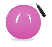 Relaxdays, rosa, Palla da Ginnastica, Fitnessball Yoga & Pilates, Seduta Ufficio, Strumenti Palestra con Pompa, Ø 85cm, Unisex adulto, 1 pz