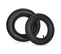 Relaxdays Ruota per Carriola con Camera d'Aria, Ruotino di Scorta 4.00-8", Gomma per Carrello, Regge Fino a 150 kg, Nero