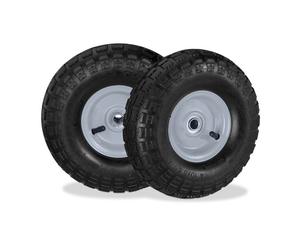 Relaxdays Ruote per carrello 4.1/3.5-4 set da 8