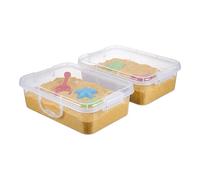 Vaschetta sabbia con coperchio Sensory Box Sabbia modellabile Set 2
