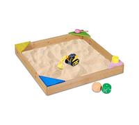 Sabbiera per bambini con sedute Sandbox in legno 50 kg Sabbiera per bambini