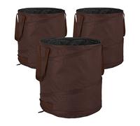 Set da 3 sacchi per il giardinaggio 85 L Impermeabile Sacchi da giardinaggio