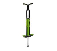 Relaxdays Salterello per Bambini, Pogo Stick, Bastone Salta, Max.60 kg, Impugnatura Imbottita, Acciaio Inox, Verde, Gommapiuma, Plastica, 103x29x6 cm