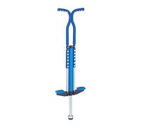 Relaxdays Salterello per Bambini, Pogo Stick, Bastone Salta, regge 60 kg, Impugnatura Imbottita, Acciaio Inox, Blu, 103x29x6 cm