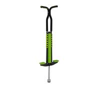 Relaxdays Salterello per Bambini, Pogo Stick, Bastone Salta-Salta, Max.60 kg, Impugnatura Imbottita, Acciaio Inox, Verde